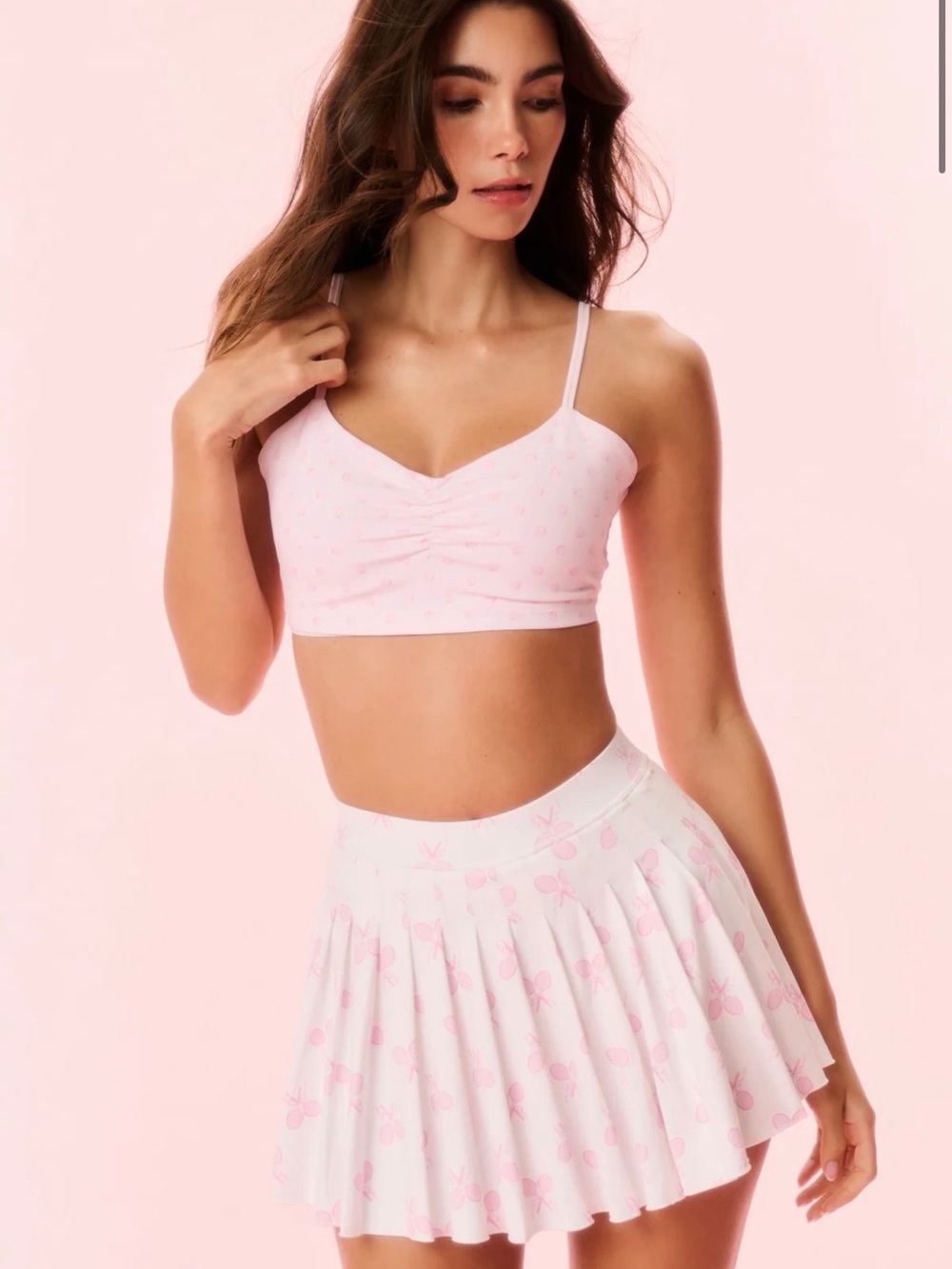 Pleated Mini Skort